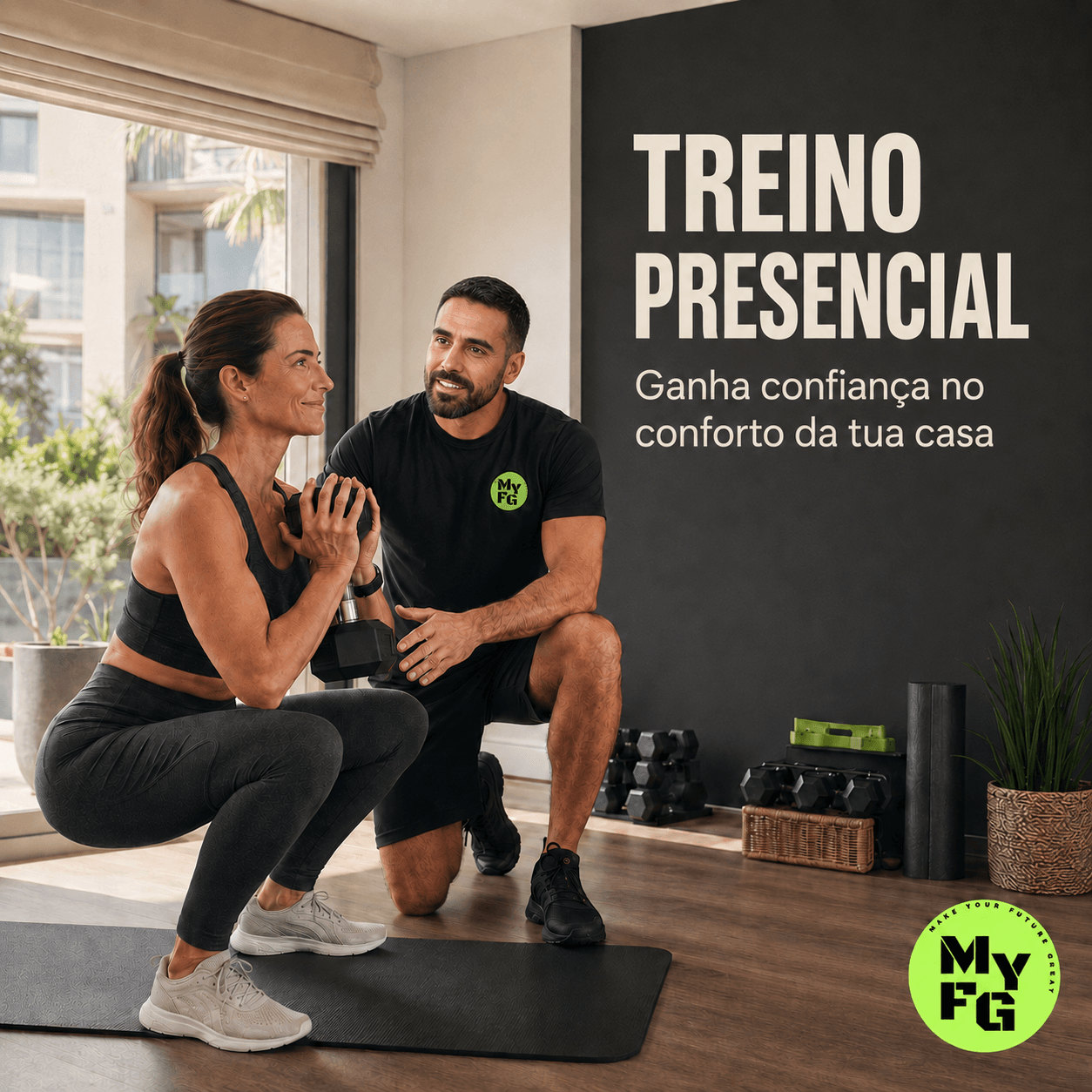 Personal Trainer Presencial | O treino vai até ti